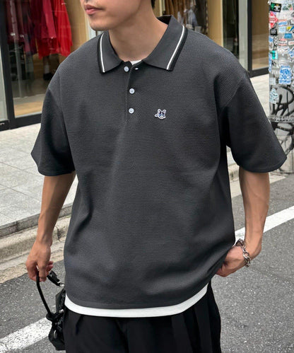法式圓領Polo衫