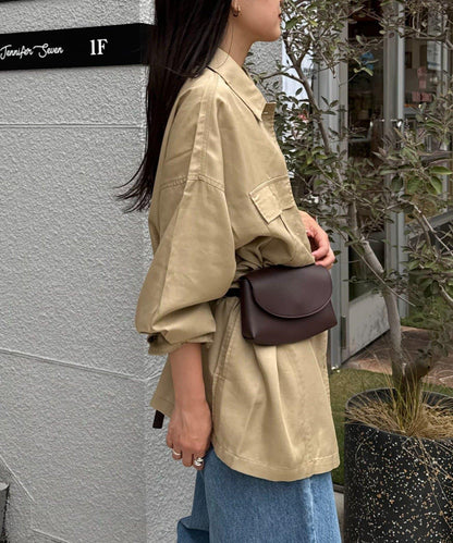 清涼天絲長袖襯衫