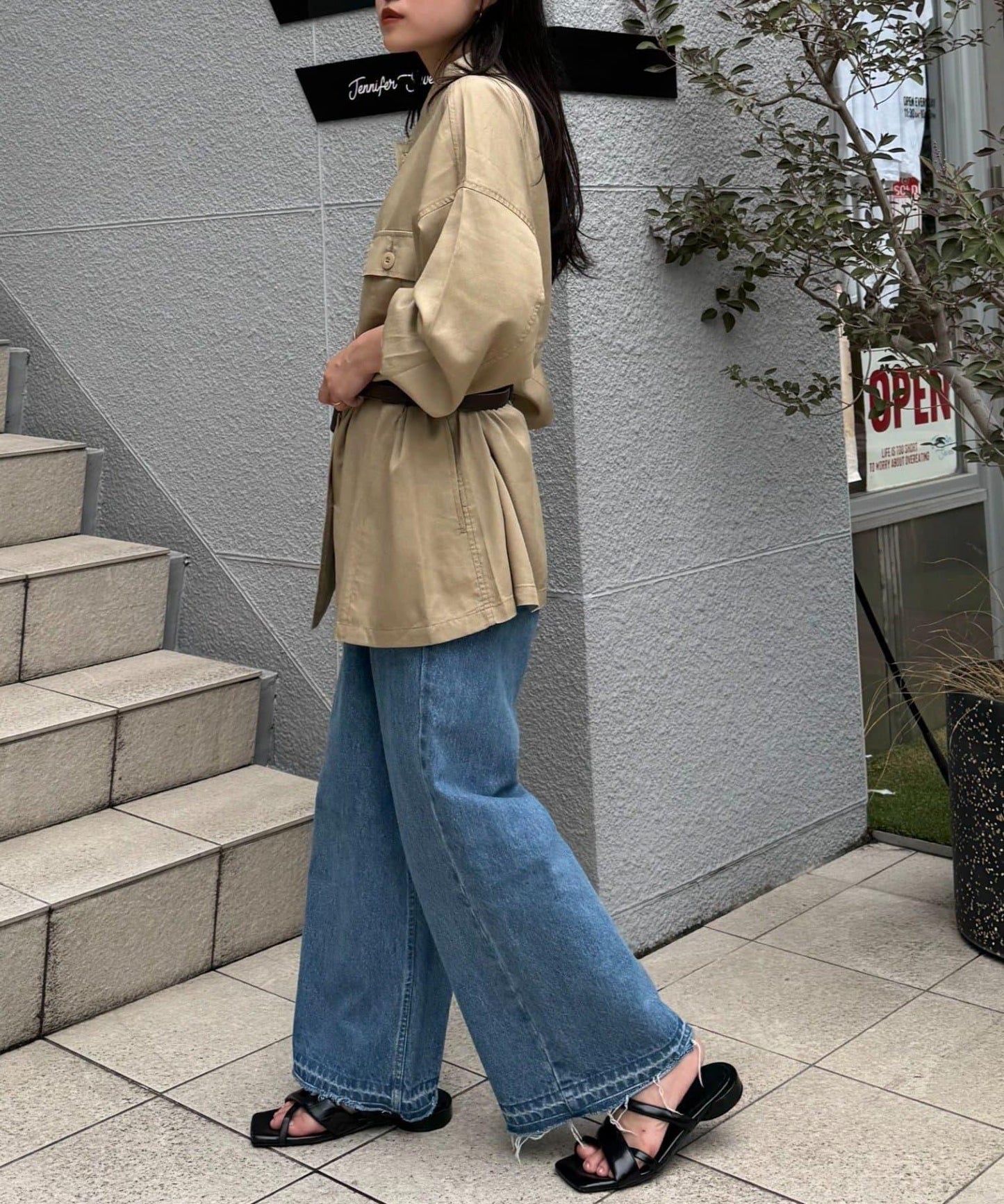 清涼天絲長袖襯衫