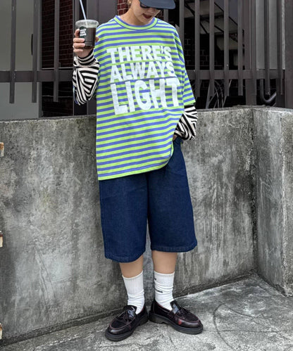 【SG】條紋疊層短袖T恤