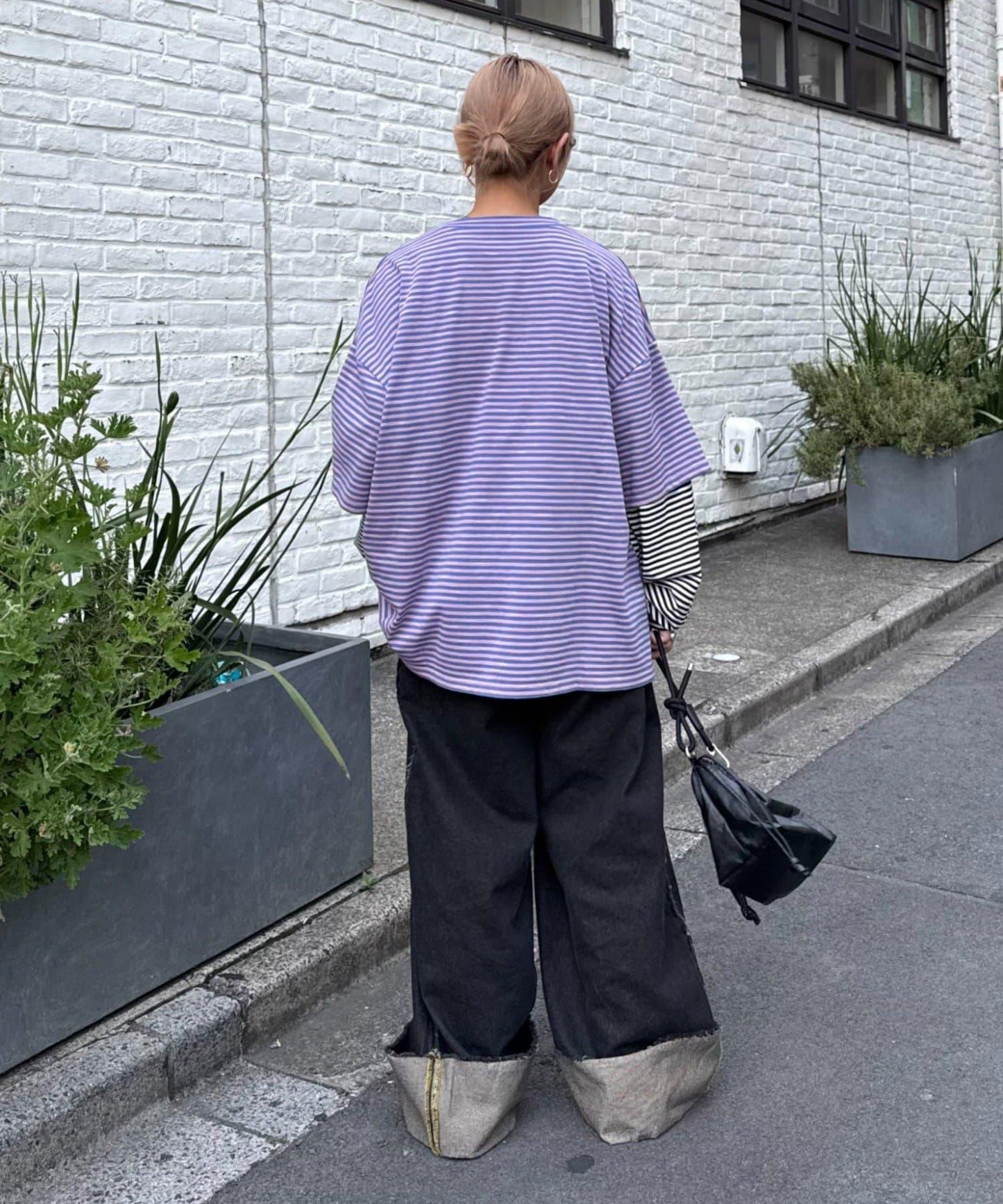 【SG】條紋疊層短袖T恤
