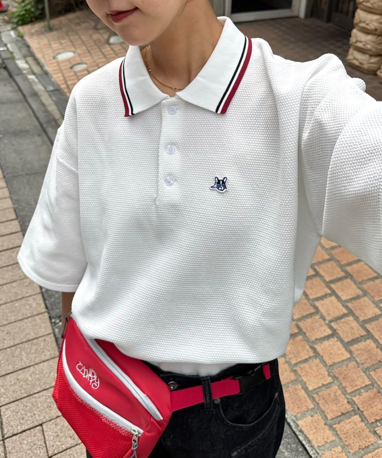 法式圓領Polo衫