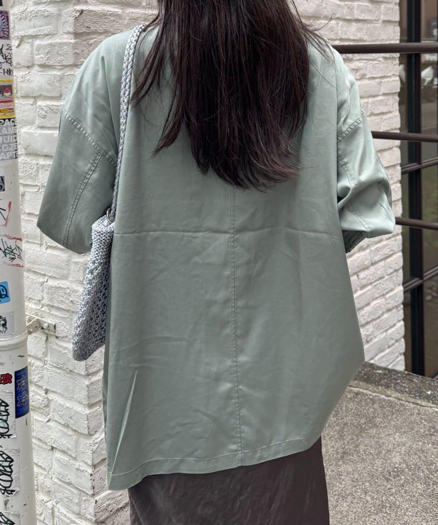 清涼天絲長袖襯衫