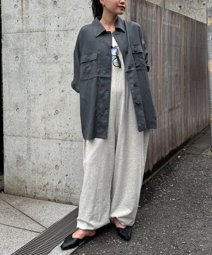 清涼天絲長袖襯衫