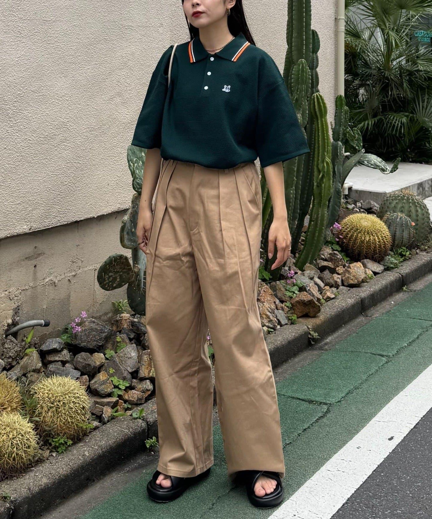 法式圓領Polo衫