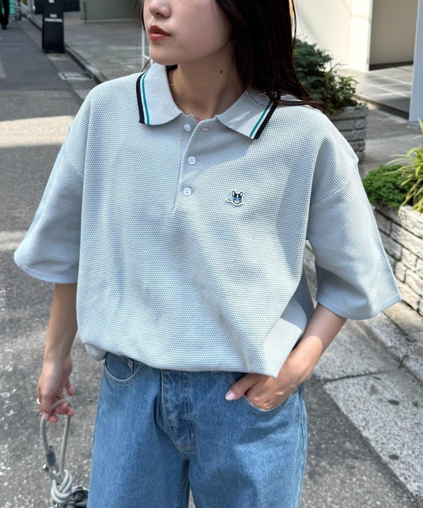 法式圓領Polo衫