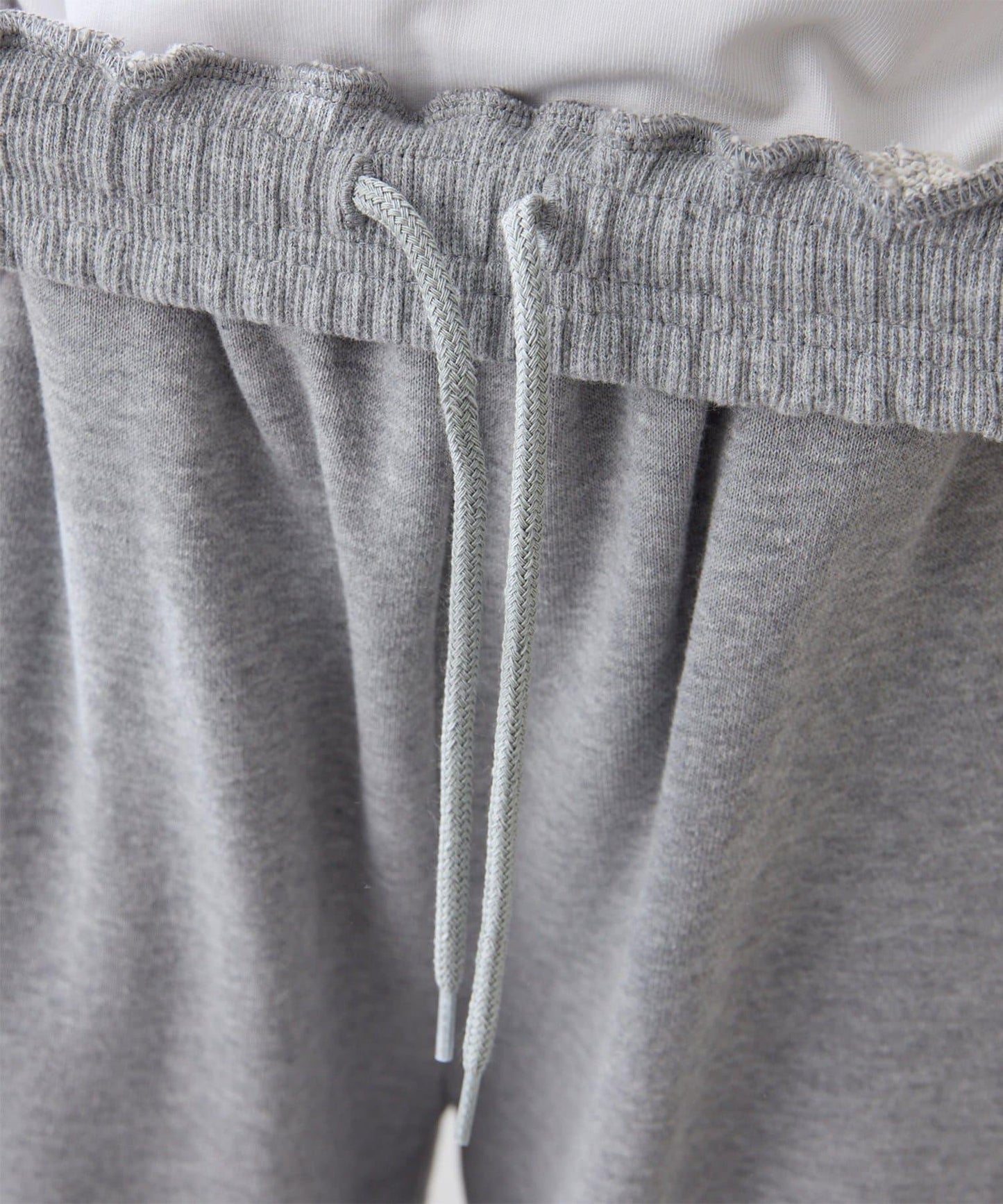 標誌後毛呢寬鬆褲