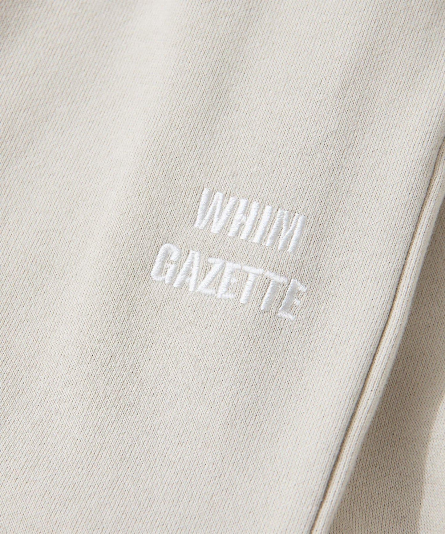 標誌後毛呢寬鬆褲