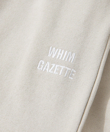 標誌後毛呢寬鬆褲