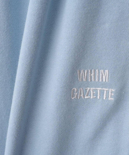 標誌後毛呢寬鬆褲