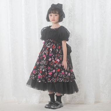 花卉圖案連衣裙