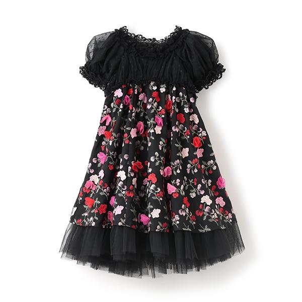 花卉圖案連衣裙