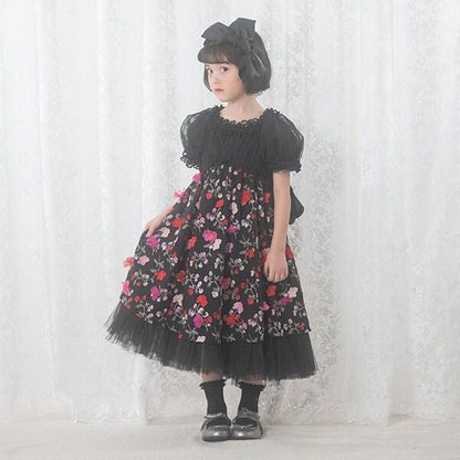 花卉圖案連衣裙