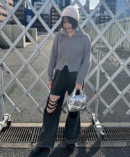 破洞衛褲【韓國時尚】