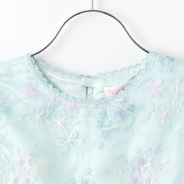 花卉花束蕾絲刺繡連衣裙