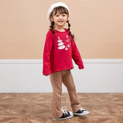 KP Afternoon Tea刺繡波浪邊衛衣（90～150）