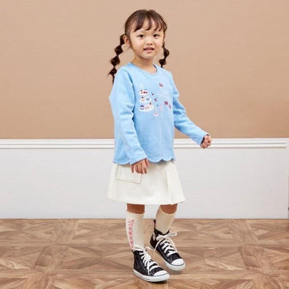 KP Afternoon Tea刺繡波浪邊衛衣（90～150）