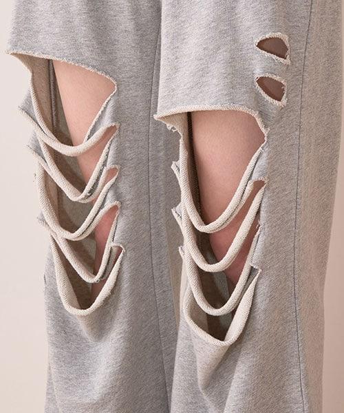 破洞衛褲【韓國時尚】