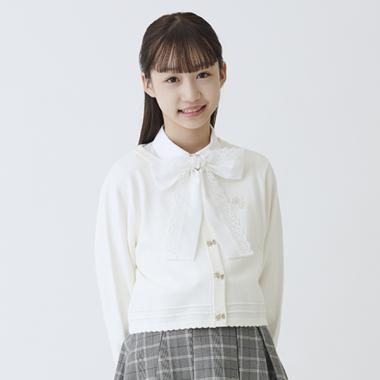 蕾絲蝴蝶結領帶襯衫