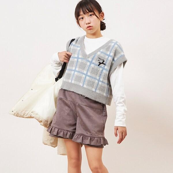 troislapins 可水洗馬甲&T恤套裝（140～160）