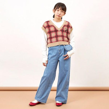 troislapins 可水洗馬甲&T恤套裝（140～160）