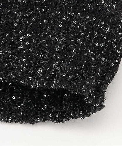 亮片針織帽【韓國時尚】