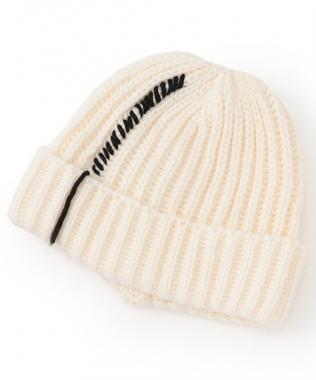 拼接線針織帽【韓國時尚】