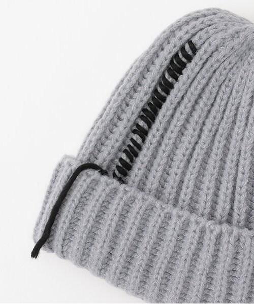 拼接線針織帽【韓國時尚】