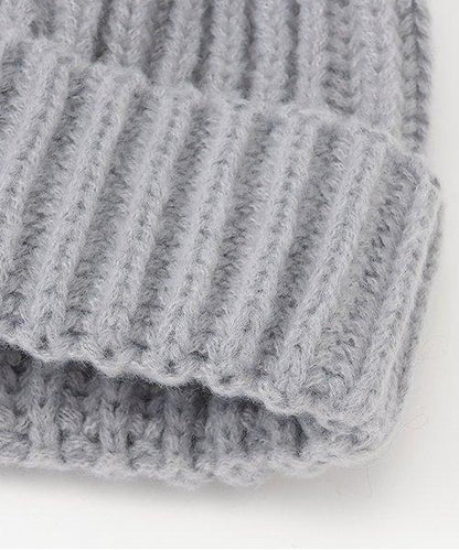 拼接線針織帽【韓國時尚】