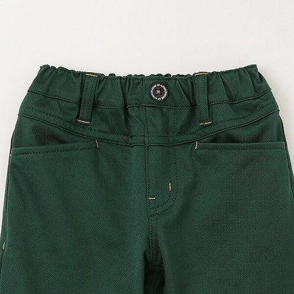 彈力斜紋加絨長褲