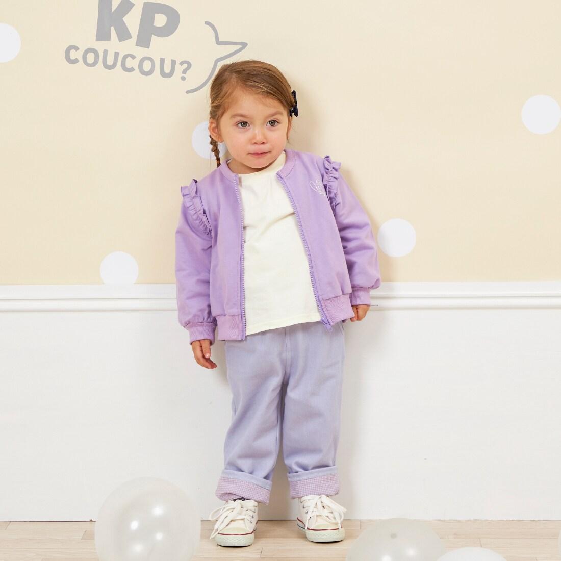 KP coucou? 裙襬蝴蝶結長褲（80～140）