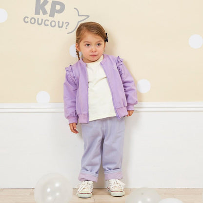 KP coucou? 裙襬蝴蝶結長褲（80～140）