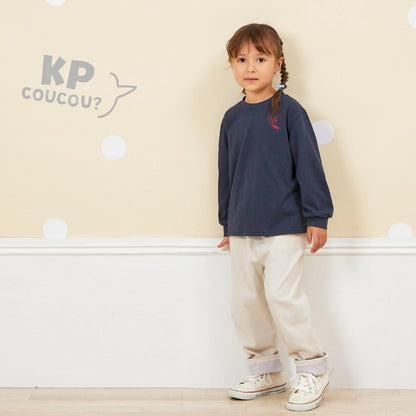 KP coucou? 裙襬蝴蝶結長褲（80～140）