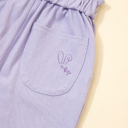 KP coucou? 裙襬蝴蝶結長褲（80～140）