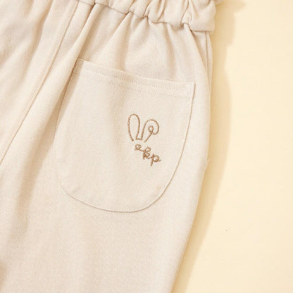 KP coucou? 裙襬蝴蝶結長褲（80～140）