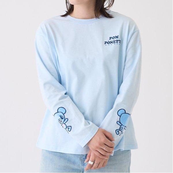 薄荷君 袖子貼布T恤