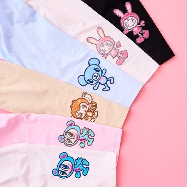 薄荷君 袖子貼布T恤