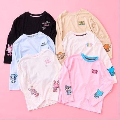 薄荷君 袖子貼布T恤