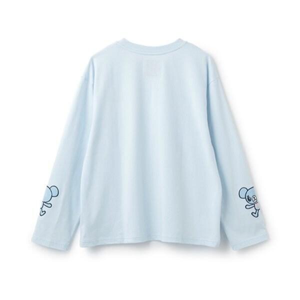 薄荷君 袖子貼布T恤