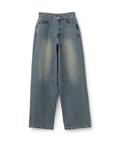 弧形褲【韓國時尚】