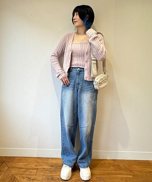 弧形褲【韓國時尚】