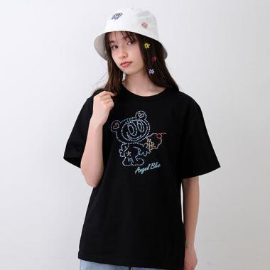 ナカムラくん亮片裝飾T恤