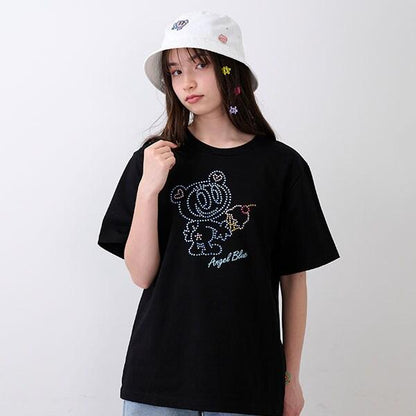 ナカムラくん亮片裝飾T恤