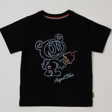 ナカムラくん亮片裝飾T恤【100㎝】