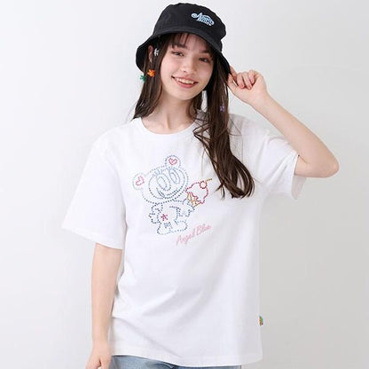 ナカムラくん亮片裝飾T恤