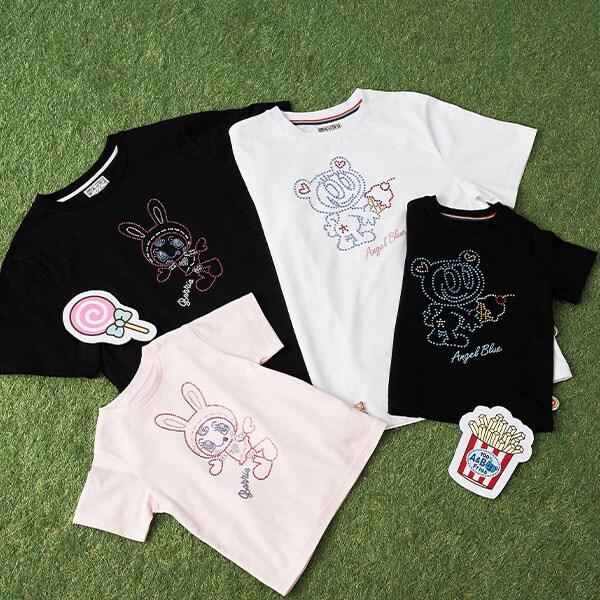 ナカムラくん亮片裝飾T恤【100㎝】