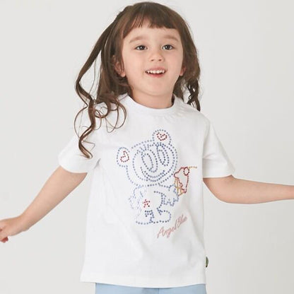 ナカムラくん亮片裝飾T恤【100㎝】