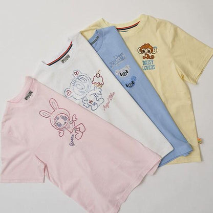 ナカムラくん亮片裝飾T恤