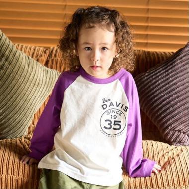 【BEN DAVIS】印花插肩袖T恤