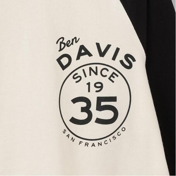 【BEN DAVIS】印花插肩袖T恤